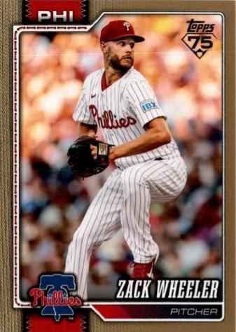 2026 Topps Zack Wheeler [Gold] #261 card