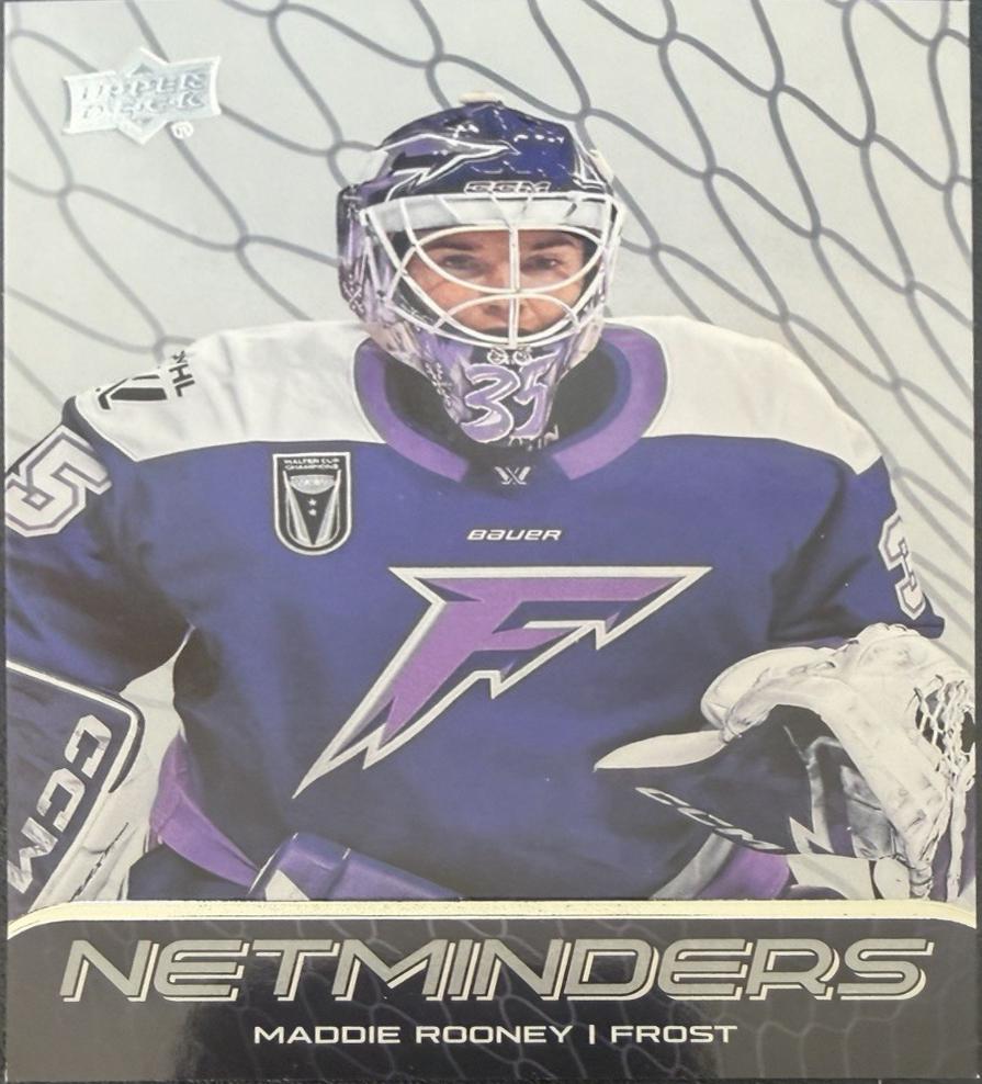 2026 Upper Deck PWHL Netminders Maddie Rooney #N-2 card